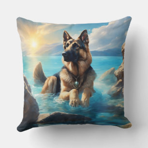 Rottweiler Throw Pillow