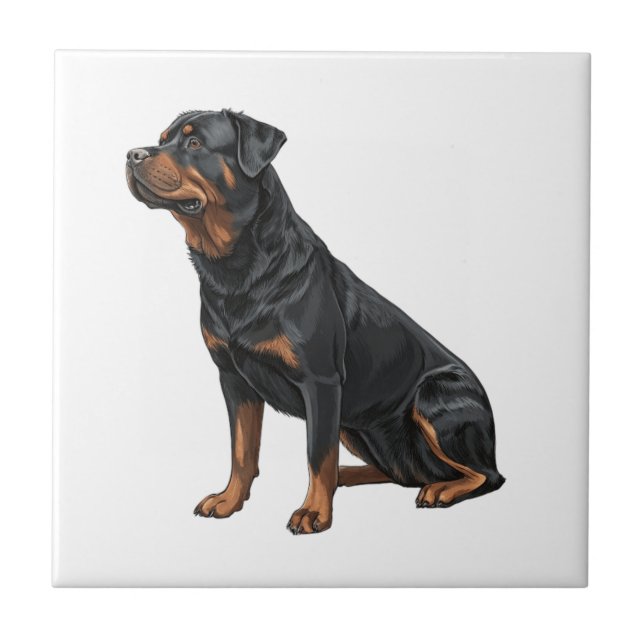 Rottweiler Tile (Front)