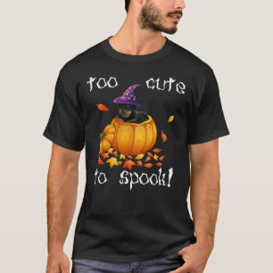 Rottweiler Too Cute To Spook Halloween Dog T-Shirt