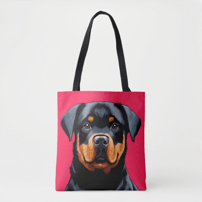 Rottweiler Tote Bag (Front)
