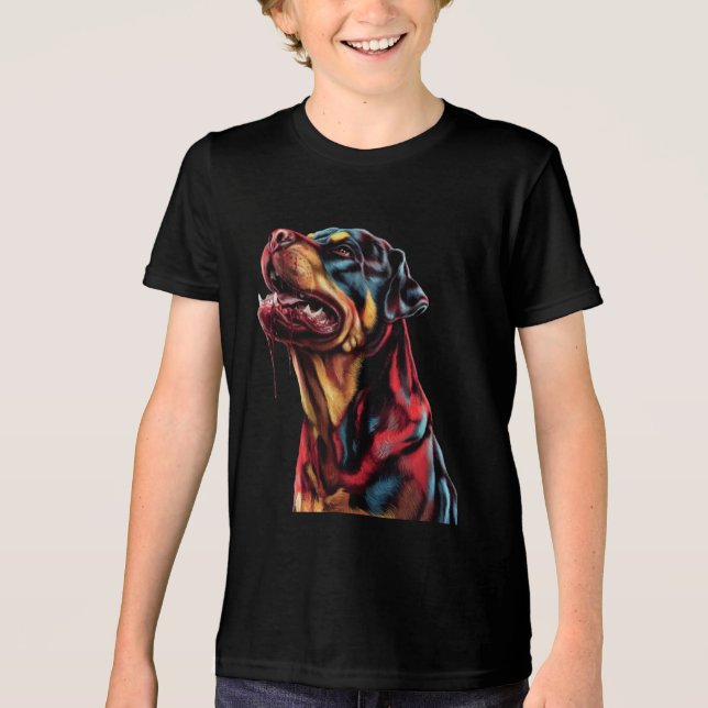 Rottweiler Tri-Blend Shirt (Front)