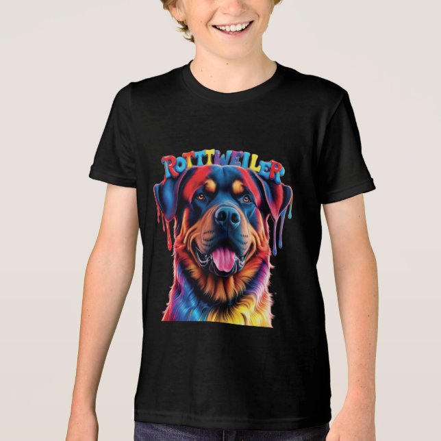 Rottweiler Tri-Blend Shirt (Front)