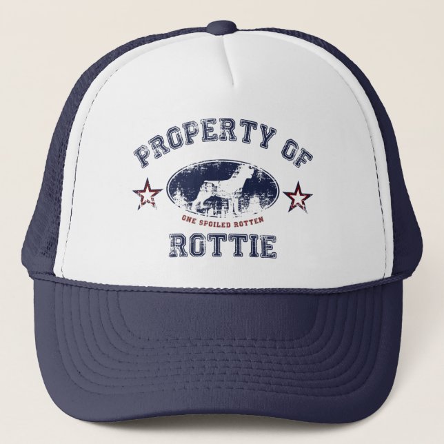 Rottweiler Trucker Hat (Front)