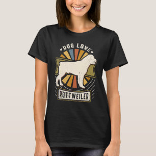 Rottweiler Vintage Classic Retro Dog T-Shirt