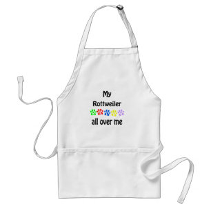 Rottweiler Walks Design Standard Apron