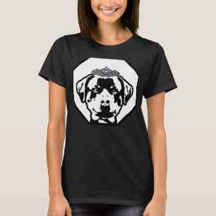 Rottweiler Wearing Tiara Cute Princess Dog Breed T-Shirt