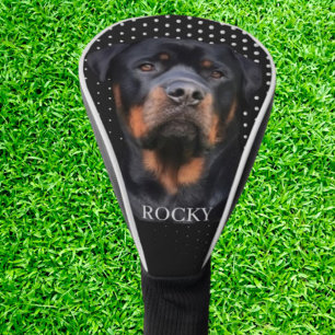 Rottweiler White Golf Head Cover