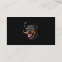 Rottweiler With Cigar Wearing Aviator Sunglass