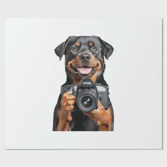 Rottweiler   wrapping paper (Flat)