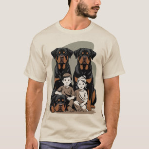 Rottweilers, Family Guards T-Shirt