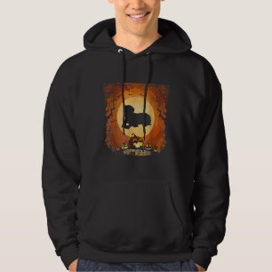 Rottweilers Full Moon Animal Silhouette Halloween Hoodie