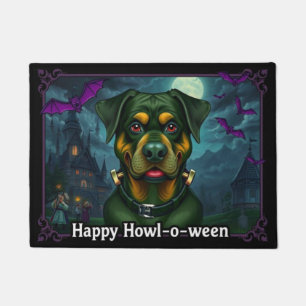 Rottweilerstein Happy Howl-o-ween Doormat