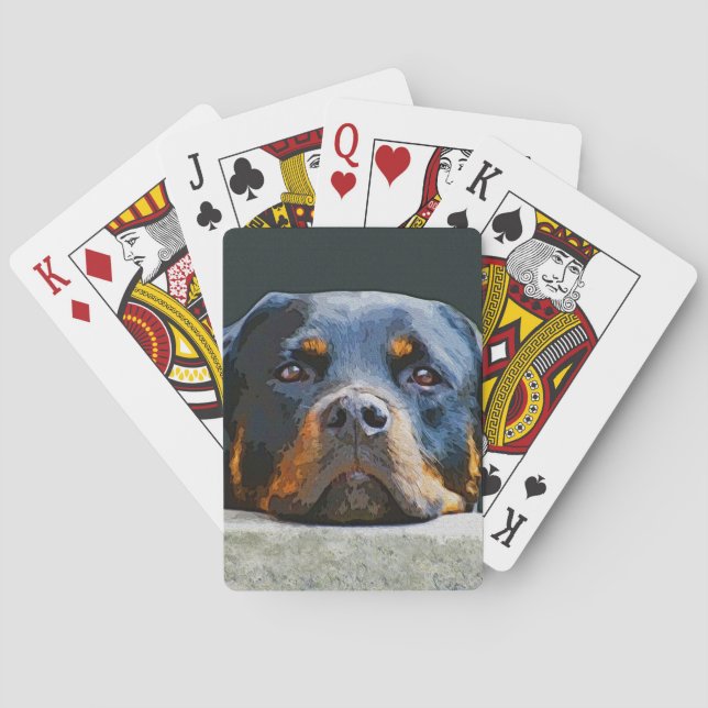 Rottwelier Playing Cards (Back)