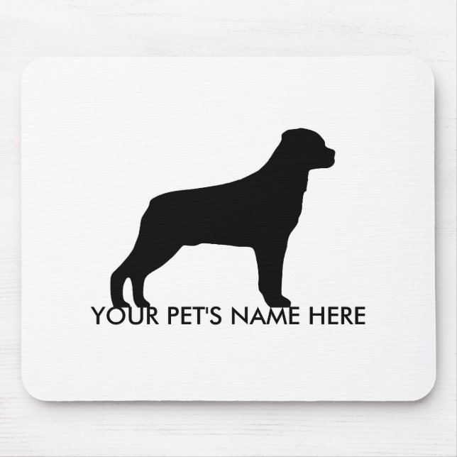 Rotweiler 2 mouse pad (Front)