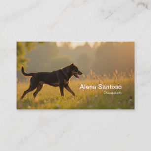 Rotweiller Dog Business Card
