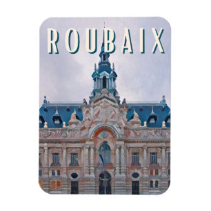 Roubaix Photo Vintage  Magnet