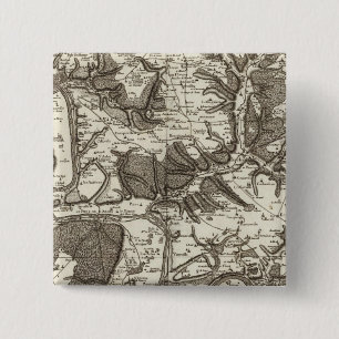 Rouen 15 Cm Square Badge