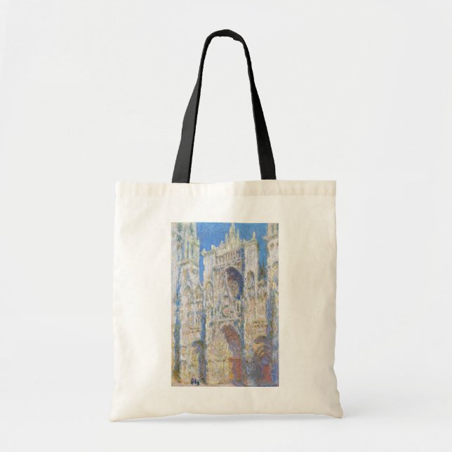 Rouen Cathedral (Sunlight), Monet Tote Bag (Front)