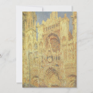 Rouen Cathedral, Sunset by Claude Monet