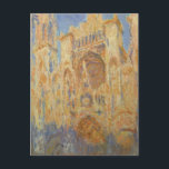 Rouen Cathedral, Sunset by Claude Monet Postcard<br><div class="desc">Monet - a celebration of the Masters of Art</div>