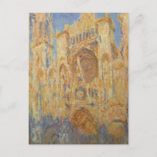 Rouen Cathedral, Sunset by Claude Monet Postcard