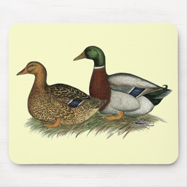 Rouen Ducks Mouse Pad (Front)