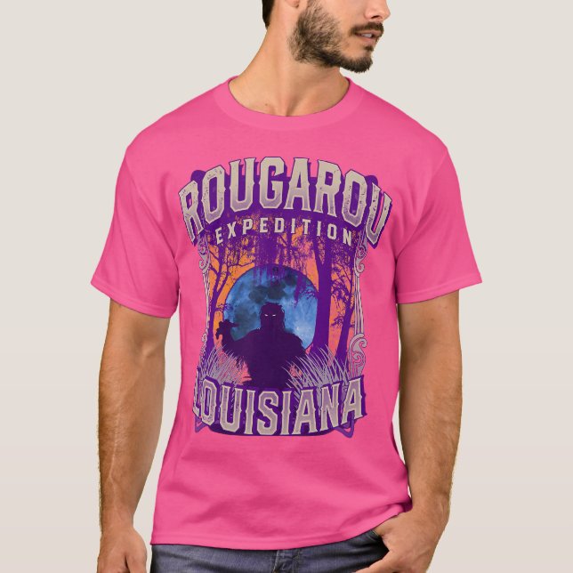Rougarou Expedition Louisiana Swamp Monster Werewo T-Shirt (Front)
