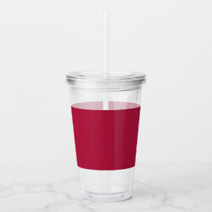 Rouge acrylic tumbler