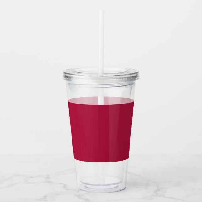 Rouge  acrylic tumbler (Front)