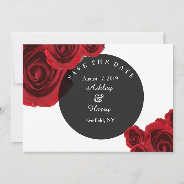 Rouge Flora Save the Dates Date (Front)