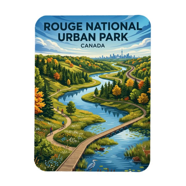 Rouge National Urban Park Canada Magnet (Vertical)