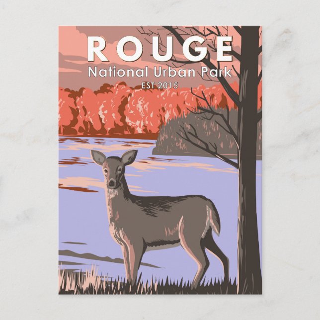 Rouge National Urban Park Canada Travel Vintage Postcard (Front)