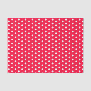 Rouge Polka Dots Tissue Paper