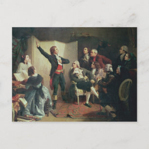 Rouget de Lisle singing the Marseillaise Postcard
