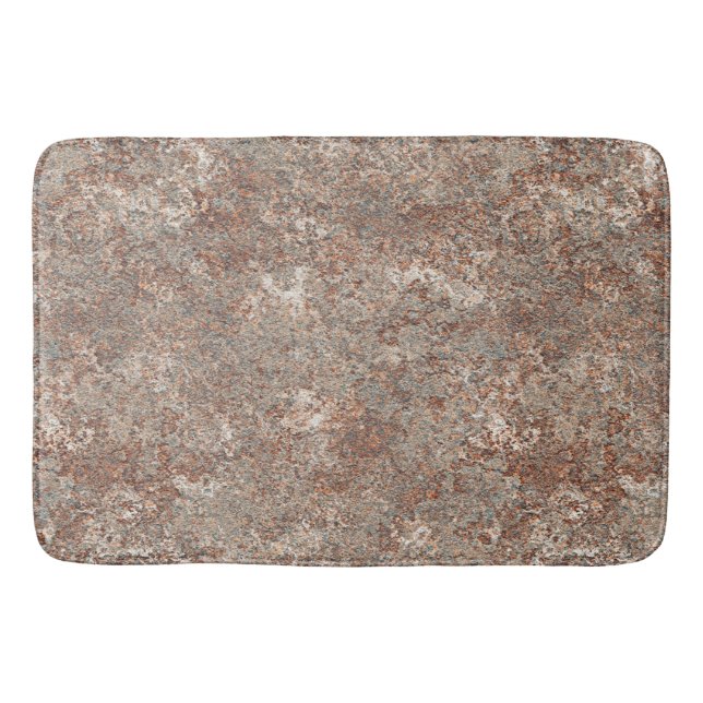 Rough Brown Granite Slab Bath Mat (Front)
