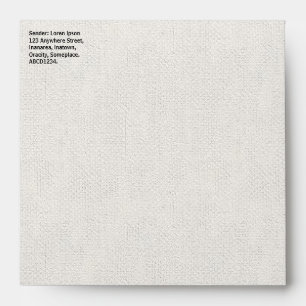 Rough Canvas Look Envelopes