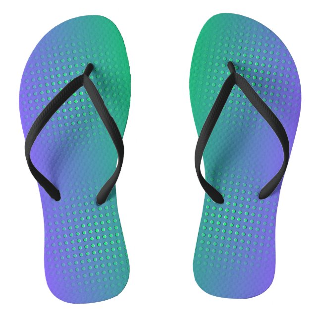 Rough Chrome Gradient Jandals (Footbed)