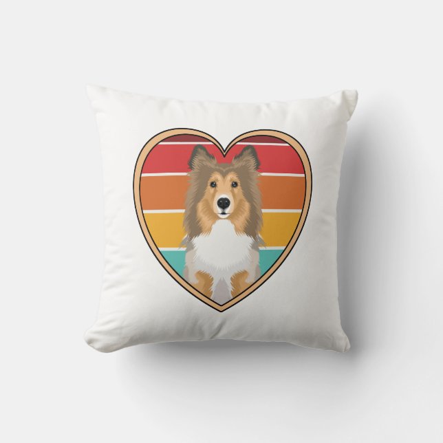 Rough Coat Collie Cushion (Front)