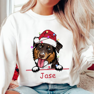 Rough Collie Dog Personalised Pet Lover Sweatshirt
