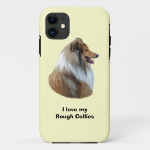 Rough Collie dog portrait photo Case-Mate iPhone Case