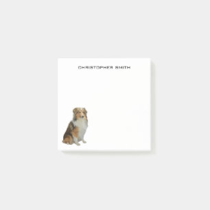 Rough Collie Dog Post-it Notes