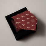 Rough Collie Dogs Pattern Monogrammed Tie<br><div class="desc">Dress to impress with our Rough Collie Dogs Pattern Monogrammed Neck Tie! Perfect for dog lovers, this tie features a charming collie print with customizable monogram. Elevate your style with man's best friend! Rough Collie dogs pattern on a classic red background. Personalize with a monogram to make it the perfect...</div>