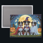 Rough Collie Dogs Pumpkin Halloween Funny Magnet<br><div class="desc">A playful Halloween scene featuring a mischievous little pup peeking out of a carved pumpkin,  surrounded by spooky-fun fall vibes. With cheeky charm and autumn colours,  it’s the perfect touch of humour for the season.</div>