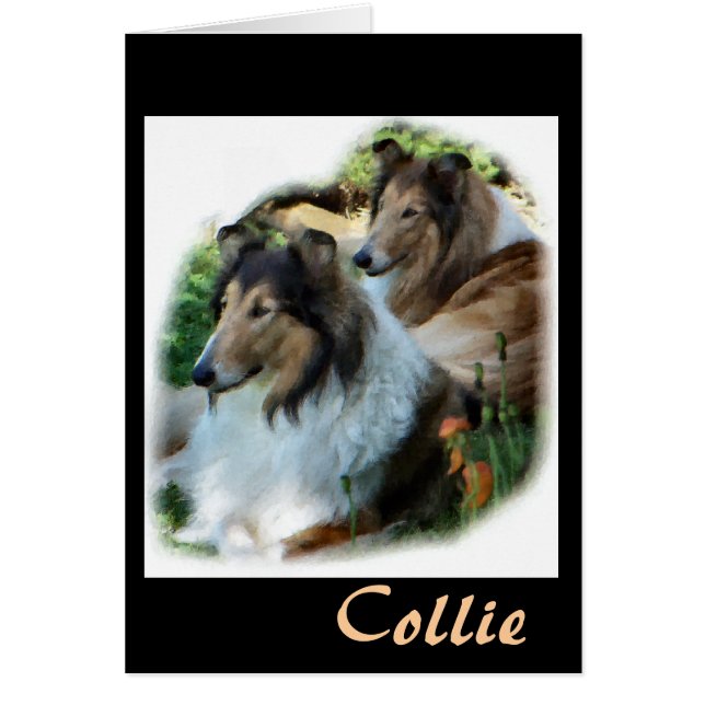 Rough Collie Gift of Art (Front)
