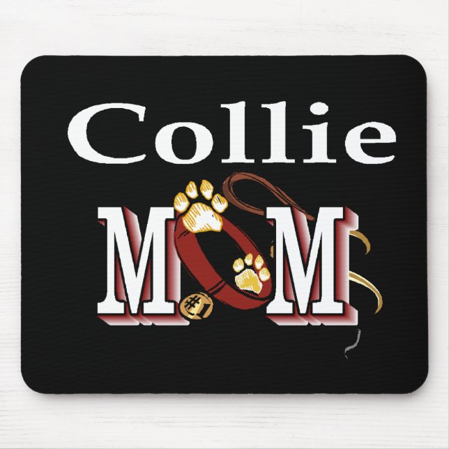 Rough Collie Mum Gifts Mouse Pad (Front)