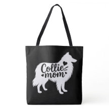 Rough Collie Mum Tote Bag