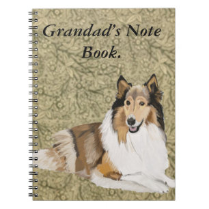 Rough Collie Spiral Notebook