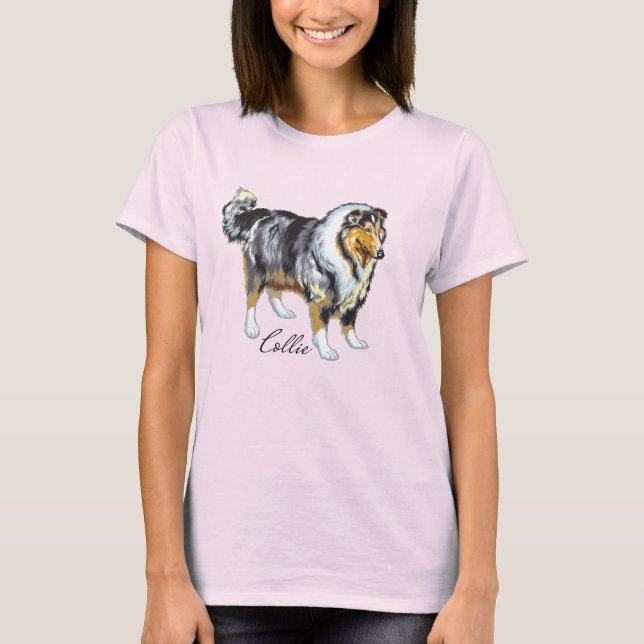 Rough Collie T-Shirt (Front)