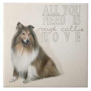 Rough Collie tile