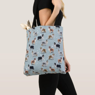 Rough Collie Tote  Bag